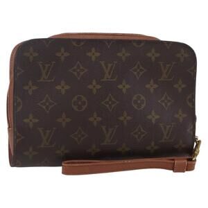 LOUIS VUITTON Monogram Orsay Clutch Bag M51790 LV Auth th6452